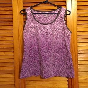 Made for life purple ombre tank top